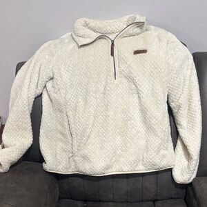 Columbia Cream Fleece Jacket